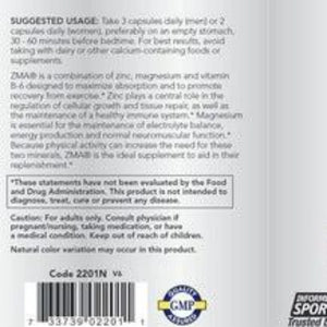 ZMA 800mg NOW SPORTS