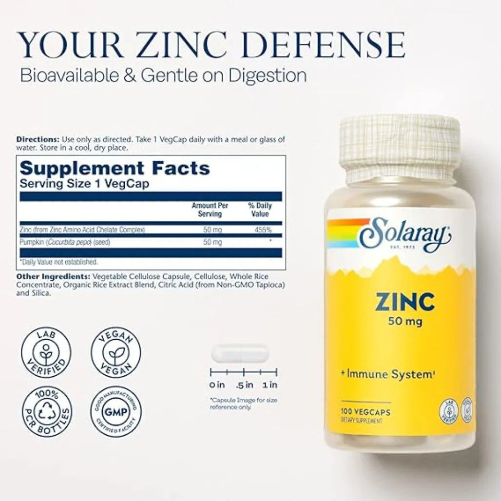 Zinc 50 mg Solaray