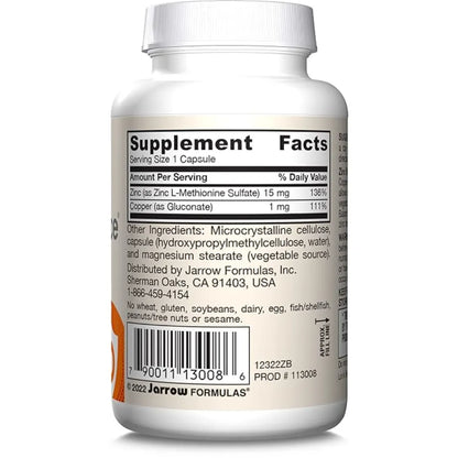 Zinc Balance 15 mg by Jarrow Formulas at Nutriessential.com
