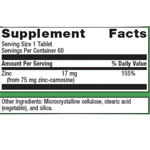  Zinc-Carnosine-Complex-metagenics-supplement fact