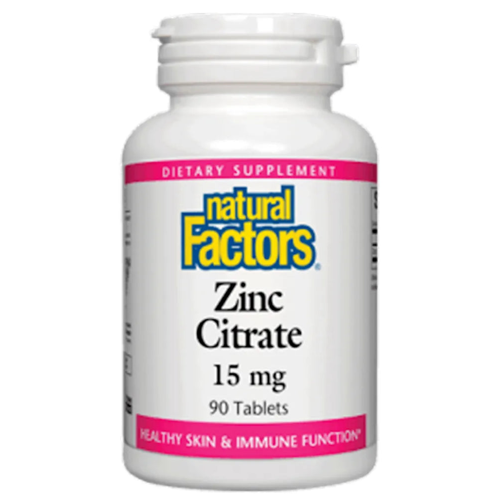 Zinc Citrate 15 mg Natural Factors