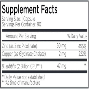 Zinc/ Copper + Probiotics Amen