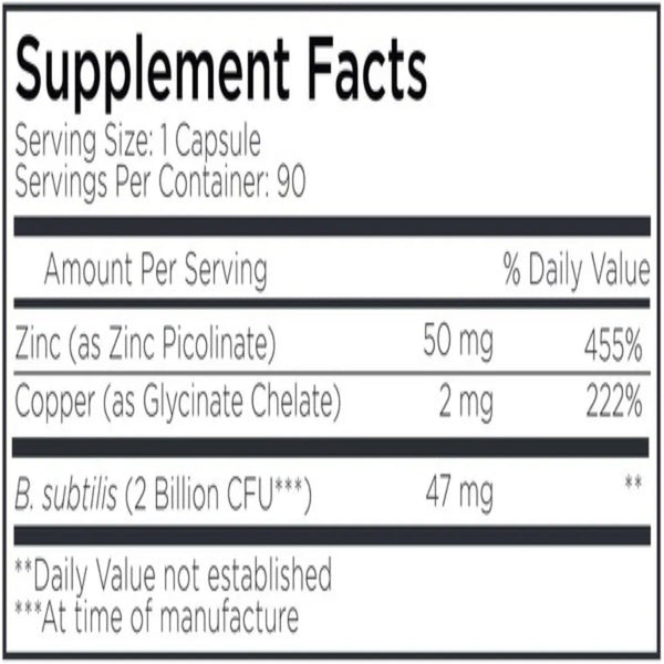 Zinc/ Copper + Probiotics Amen