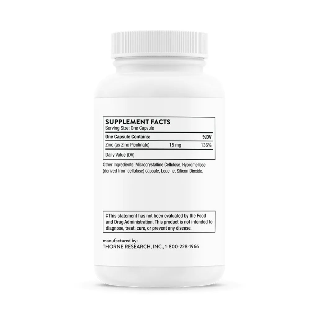 Zinc Picolinate 15 mg Thorne