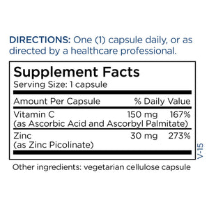 Zinc Picolinate 30mg Metabolic Maintenance