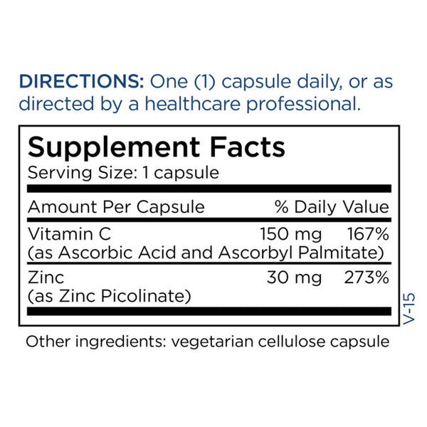 Zinc Picolinate 30mg Metabolic Maintenance