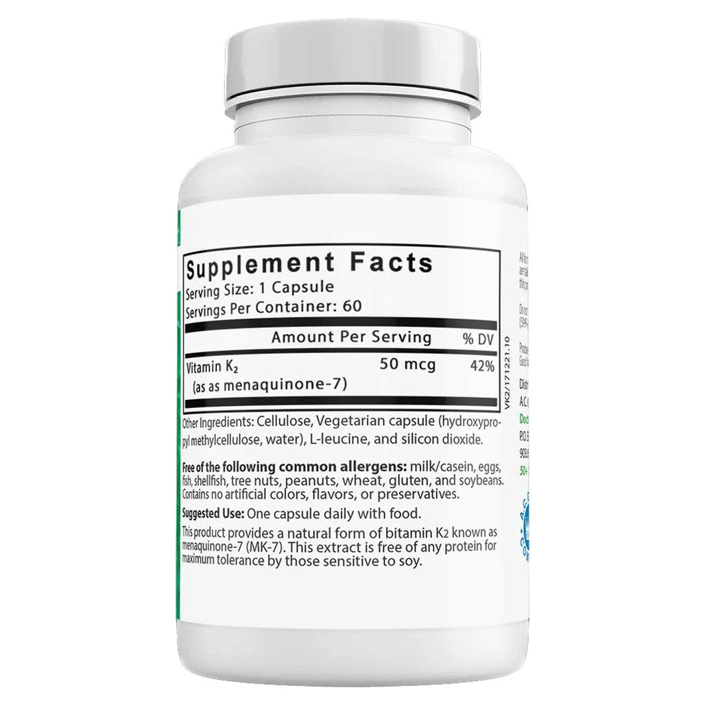 Unique Vitamin K2 supplement facts 