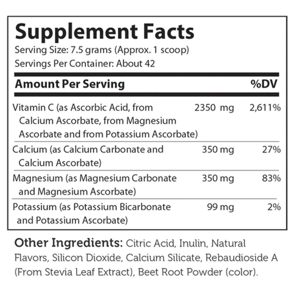 Buffered C Powder 11 oz Advance nutritions By Zahler