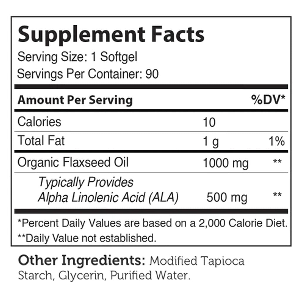 Flax Seed Oil 1000 mg Advance nutritions By Zahler