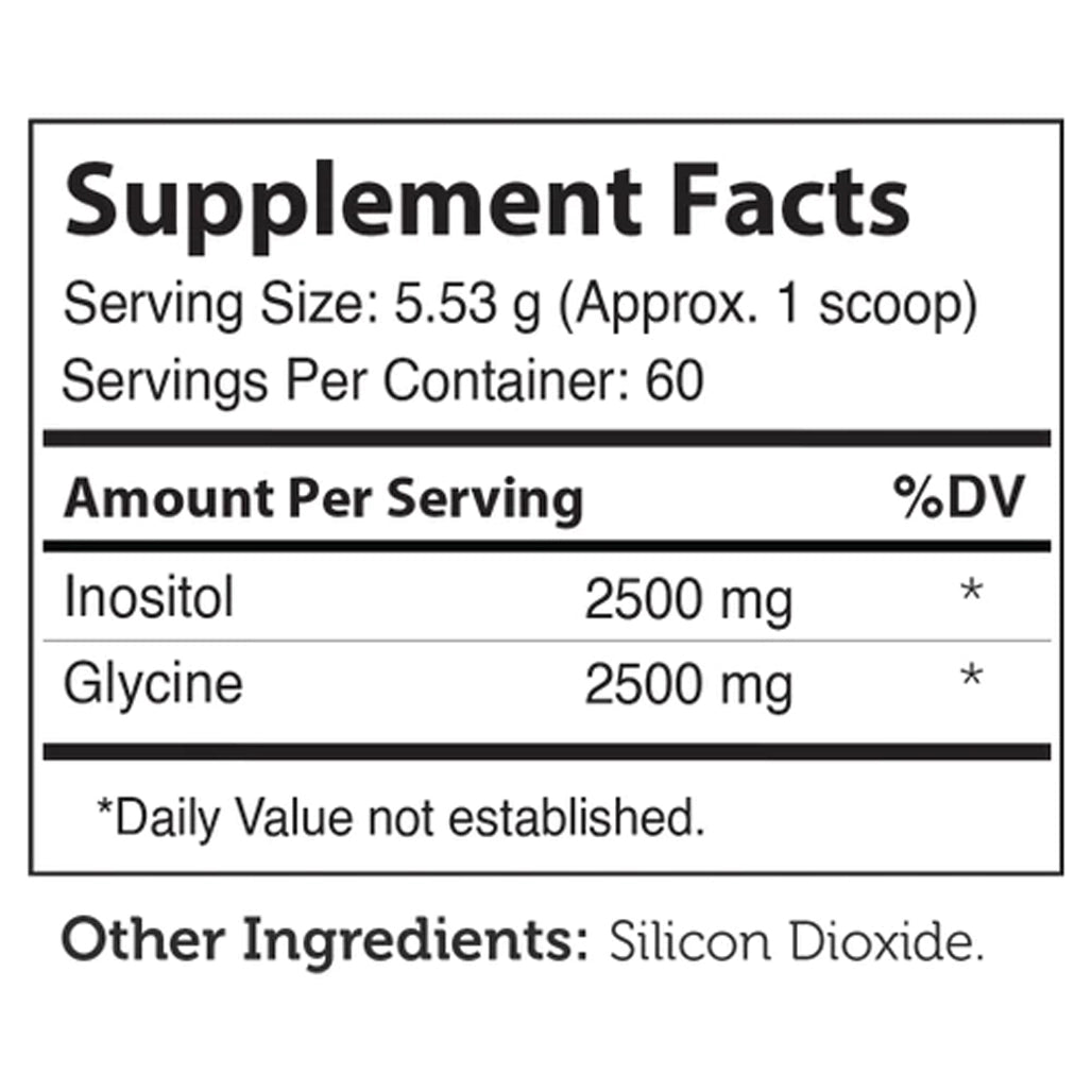 Inositol + Glycine Powder 11.5 oz Nutriessential.com