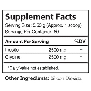 Inositol + Glycine Powder 11.5 oz Nutriessential.com