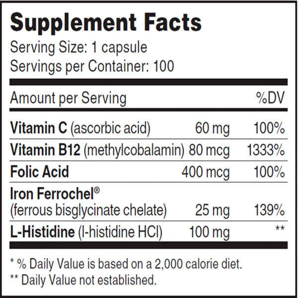 Iron Complex Advance nutritions By Zahler