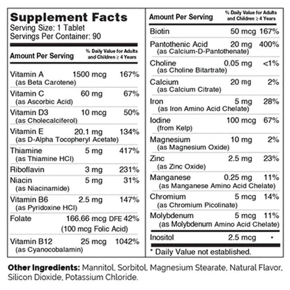 Junior Multi Vitamin Children's Chewable Advanced Nutrition by Zahler