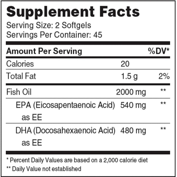 Omega 3 Platinum Advance nutritions By Zahler
