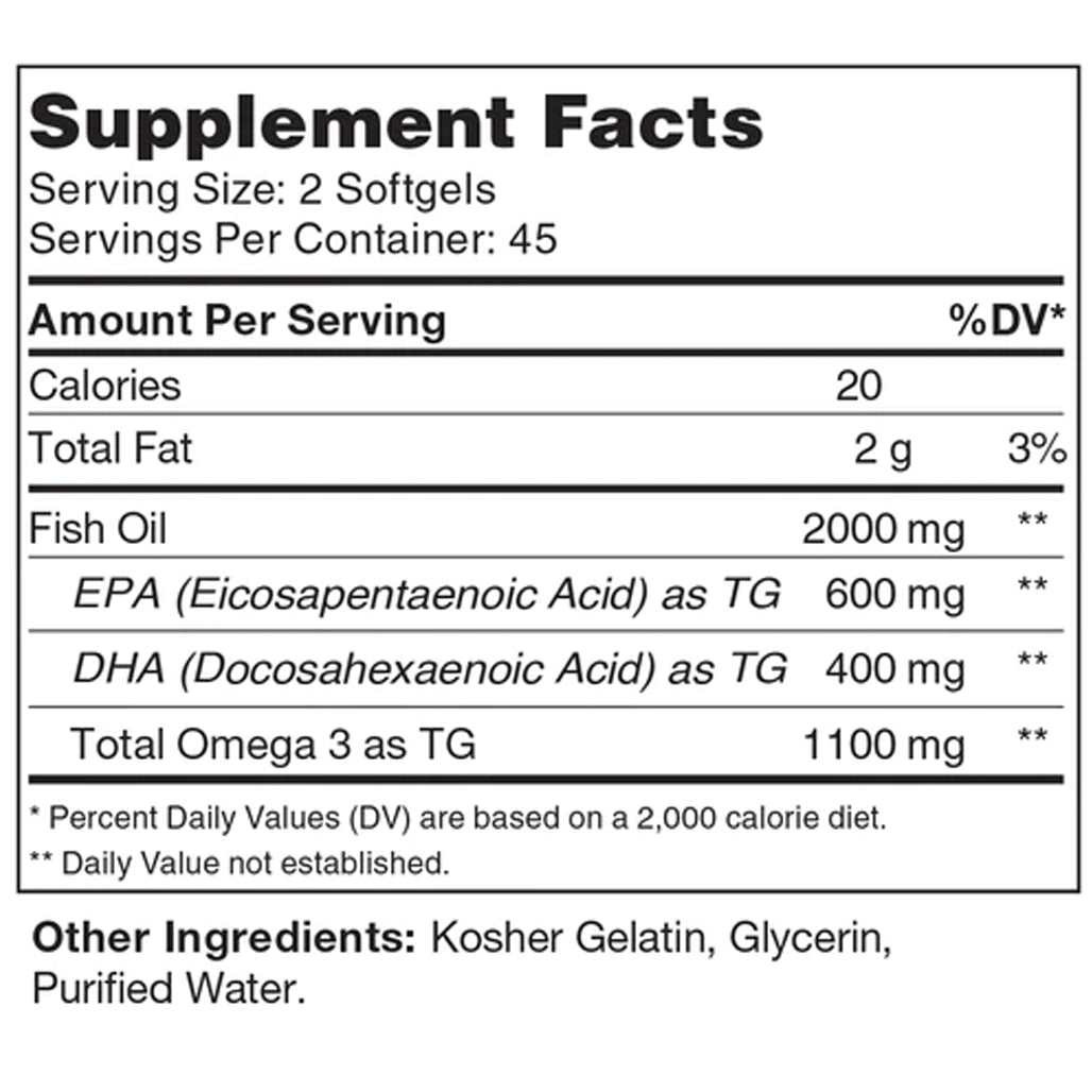 Omega 3 Platinum Advance nutritions By Zahler