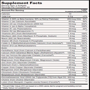prenatal +DHA Optimal Advance nutritions By Zahler