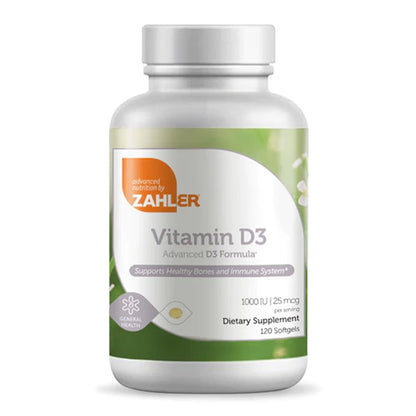 Vitamin D3 1000 IU Advance nutritions By Zahler