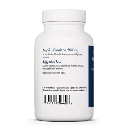 Acetyl-L-Carnitine 500mg Allergy Research