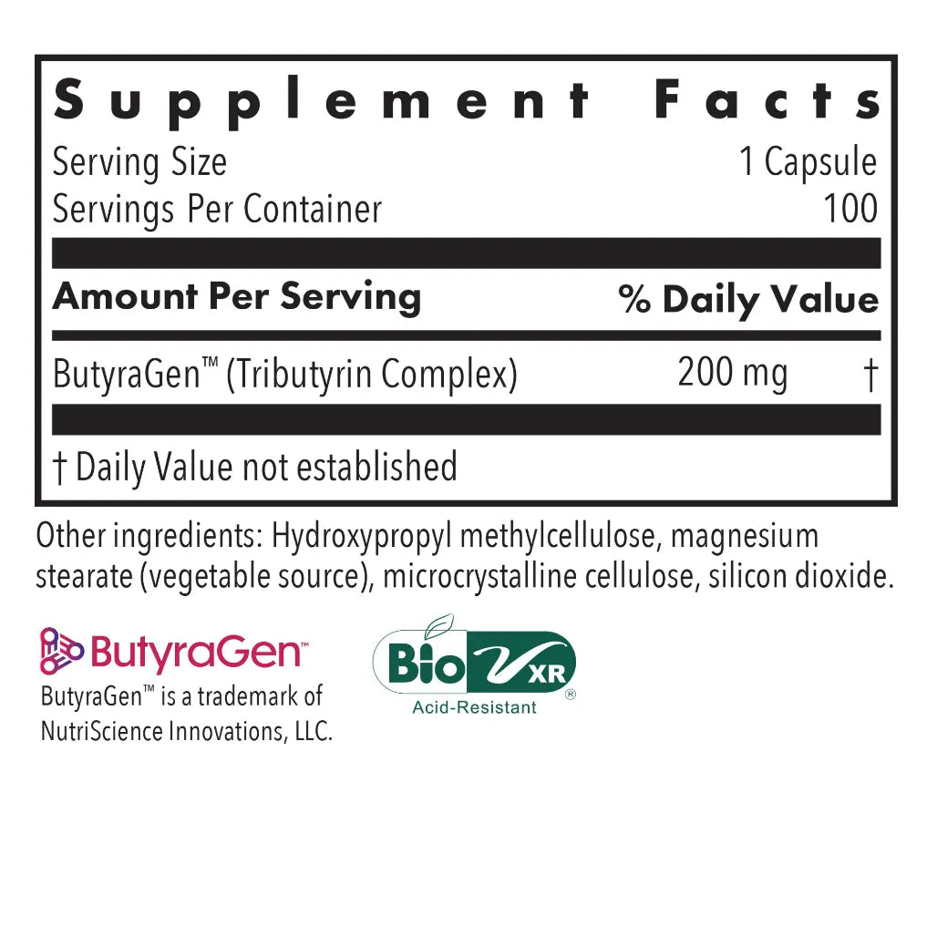 Allergy Research Group ButyrEn - 100 vegcaps