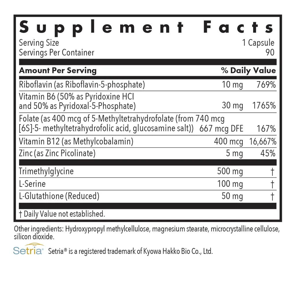 Allergy Research Group Homocysteine Plus 90 vegcaps - 90 vegcaps