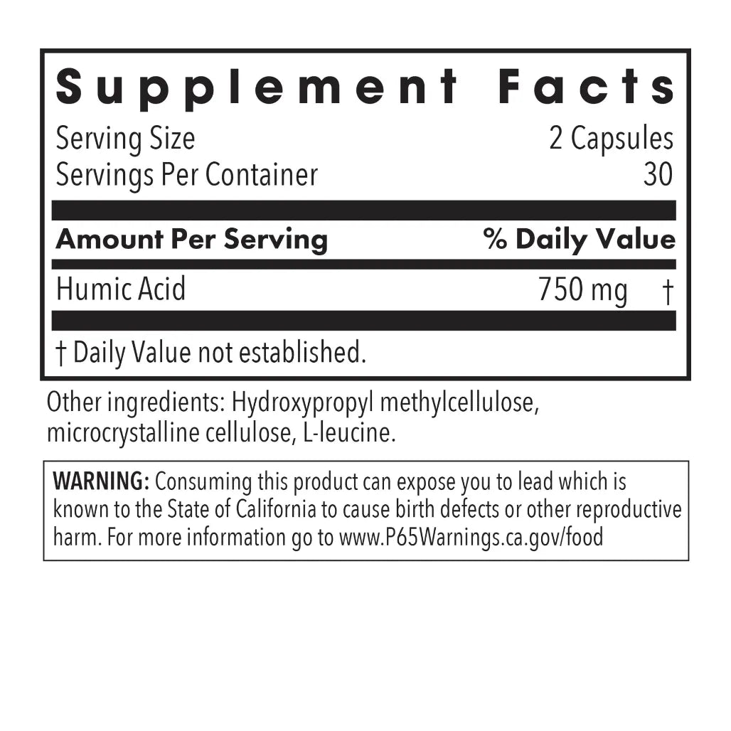 Allergy Research Group Humic Acid Membrane-Active - 60 Vegcaps