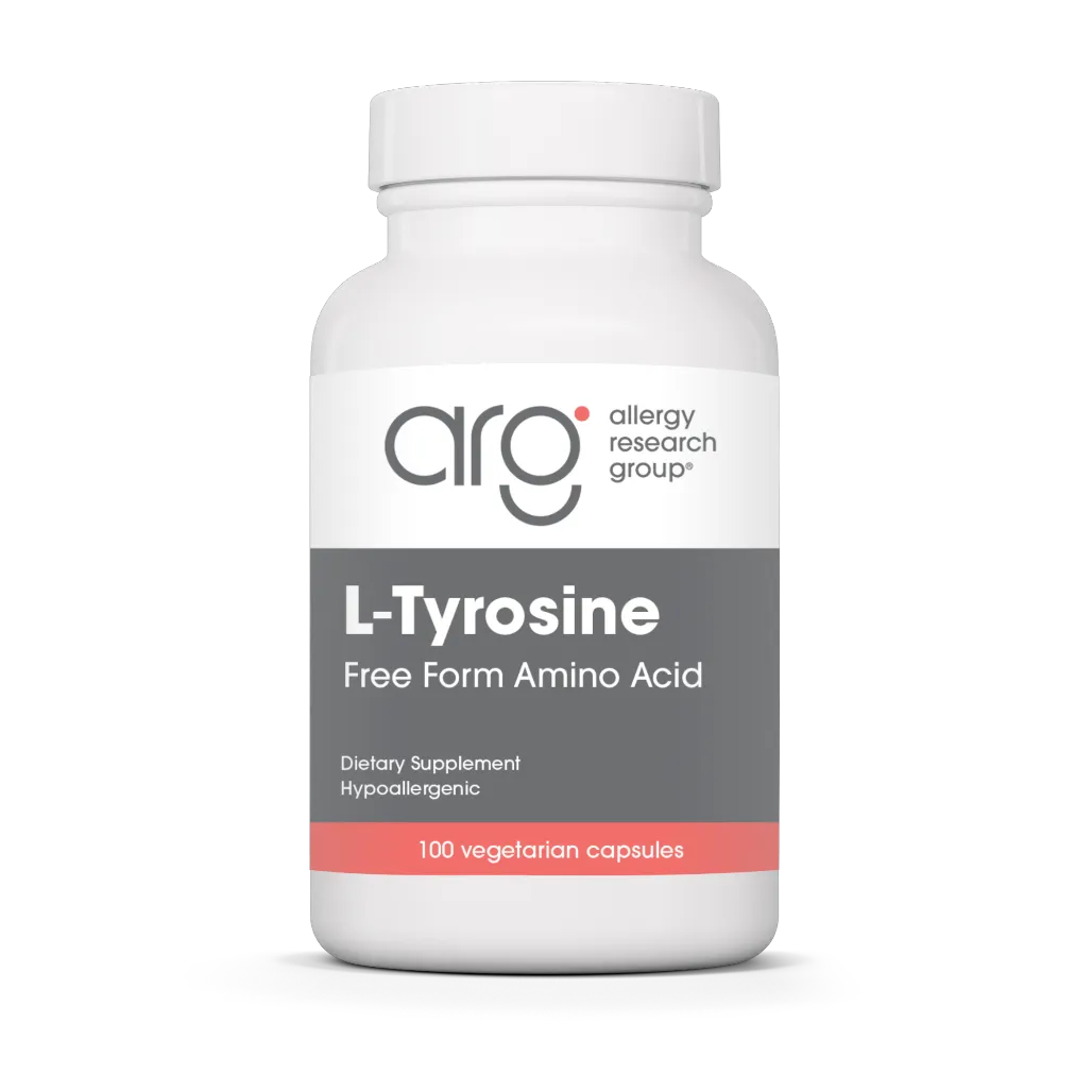 Allergy Research Group L-Tyrosine 500 mg - 100 Vegcaps