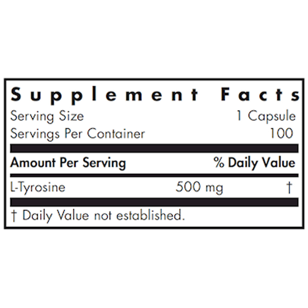 L-Tyrosine 500 mg Allergy Research