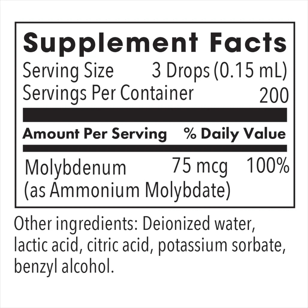 Allergy Research Group Liquid Molybdenum - 1 oz