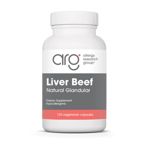 Allergy Research Group Liver Beef 1000 mg - 125 Vegcaps