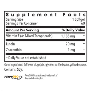 Allergy Research Group Lutein 20 mg - 60 Softgels