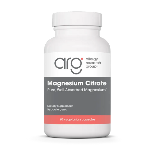 Allergy Research Group Magnesium Citrate 170 mg - 90 vegcaps