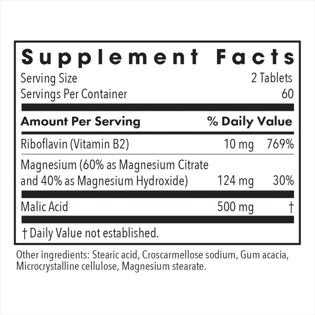 Allergy Research Group Magnesium Malate Forte - 120 vtabs