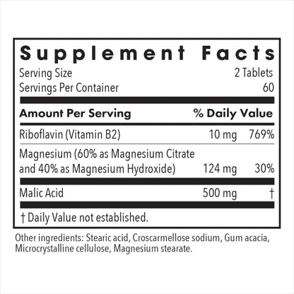 Allergy Research Group Magnesium Malate Forte - 120 vtabs