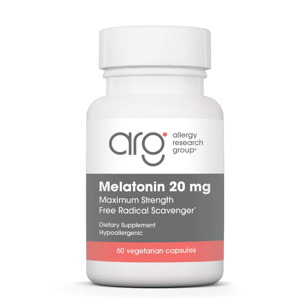 Allergy Research Group Melatonin 20 mg - 60 Vegcaps