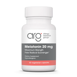 Allergy Research Group Melatonin 20 mg - 60 Vegcaps
