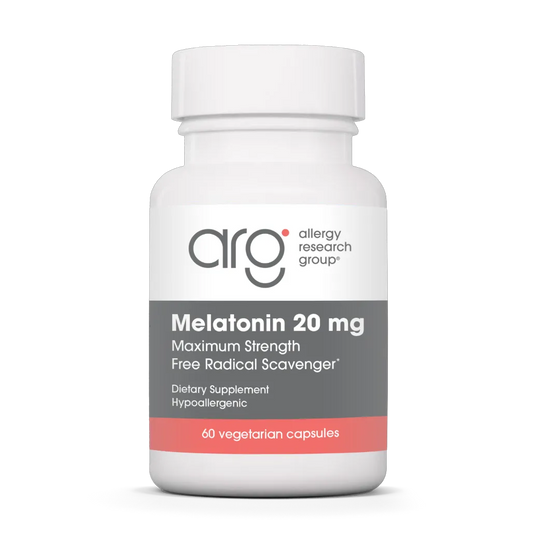 Allergy Research Group Melatonin 20 mg - 60 Vegcaps