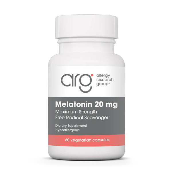 Allergy Research Group Melatonin 20 mg - 60 Vegcaps
