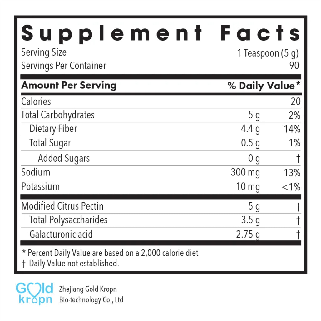 Allergy Research Group Modified Citrus Pectin Powder 16 oz - 16 oz