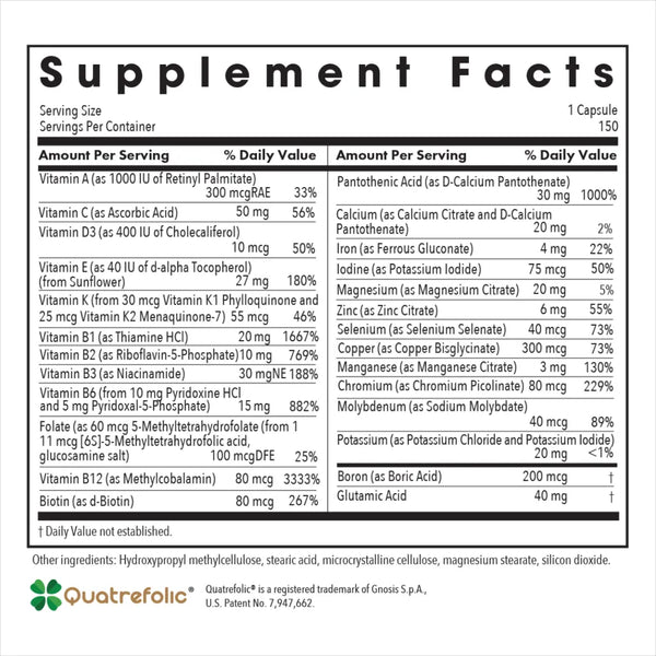 Allergy Research Group Multi-Vi-Min - 150 vegcaps