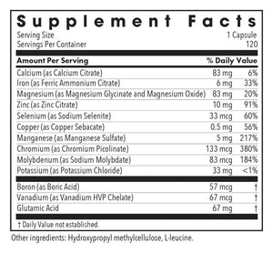 Allergy Research Group MultiMin - 120 vegcaps