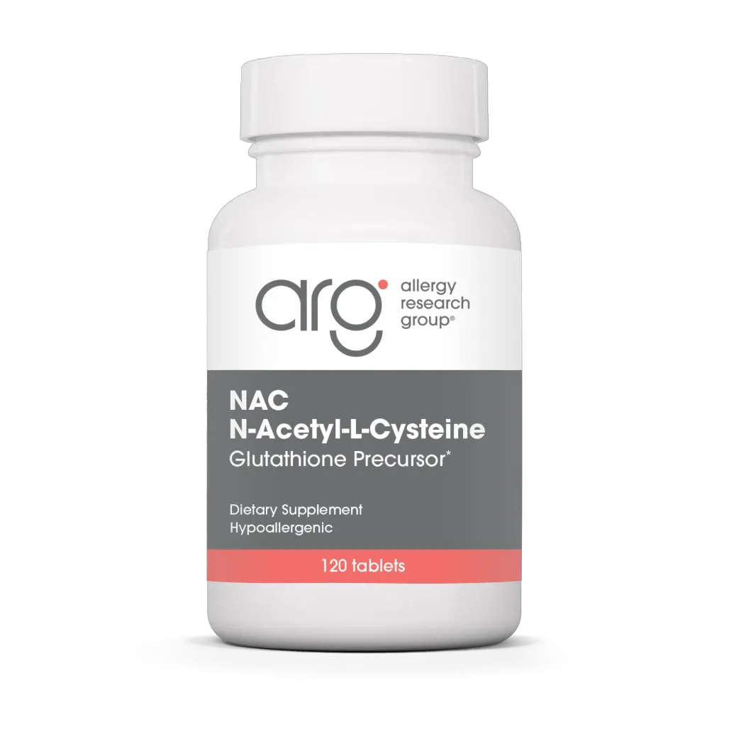 Allergy Research Group NAC N-Acetyl-L-Cysteine 500 mg - 120 tabs