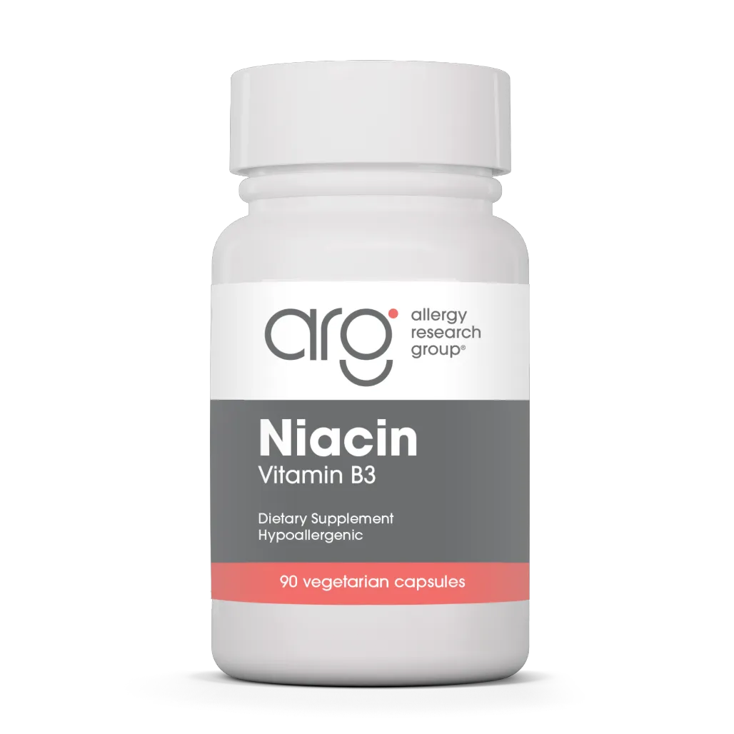 Allergy Research Group Niacin Vitamin B3 250 mg - 90 Vegcaps