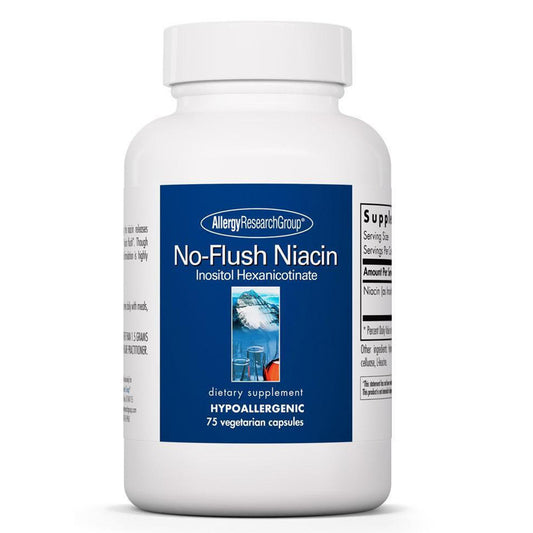 Allergy Research Group No-Flush Niacin 430 mg - 75 Vegcaps