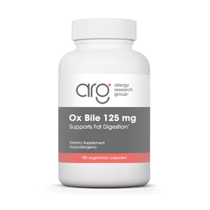 Allergy Research Group Ox Bile 125 mg - 180 Vegcaps