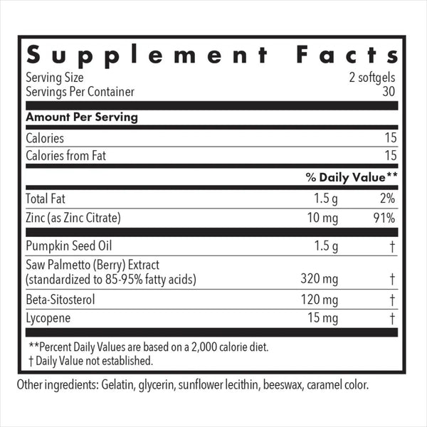 Allergy Research Group Palmetto Complex II - 60 Softgels
