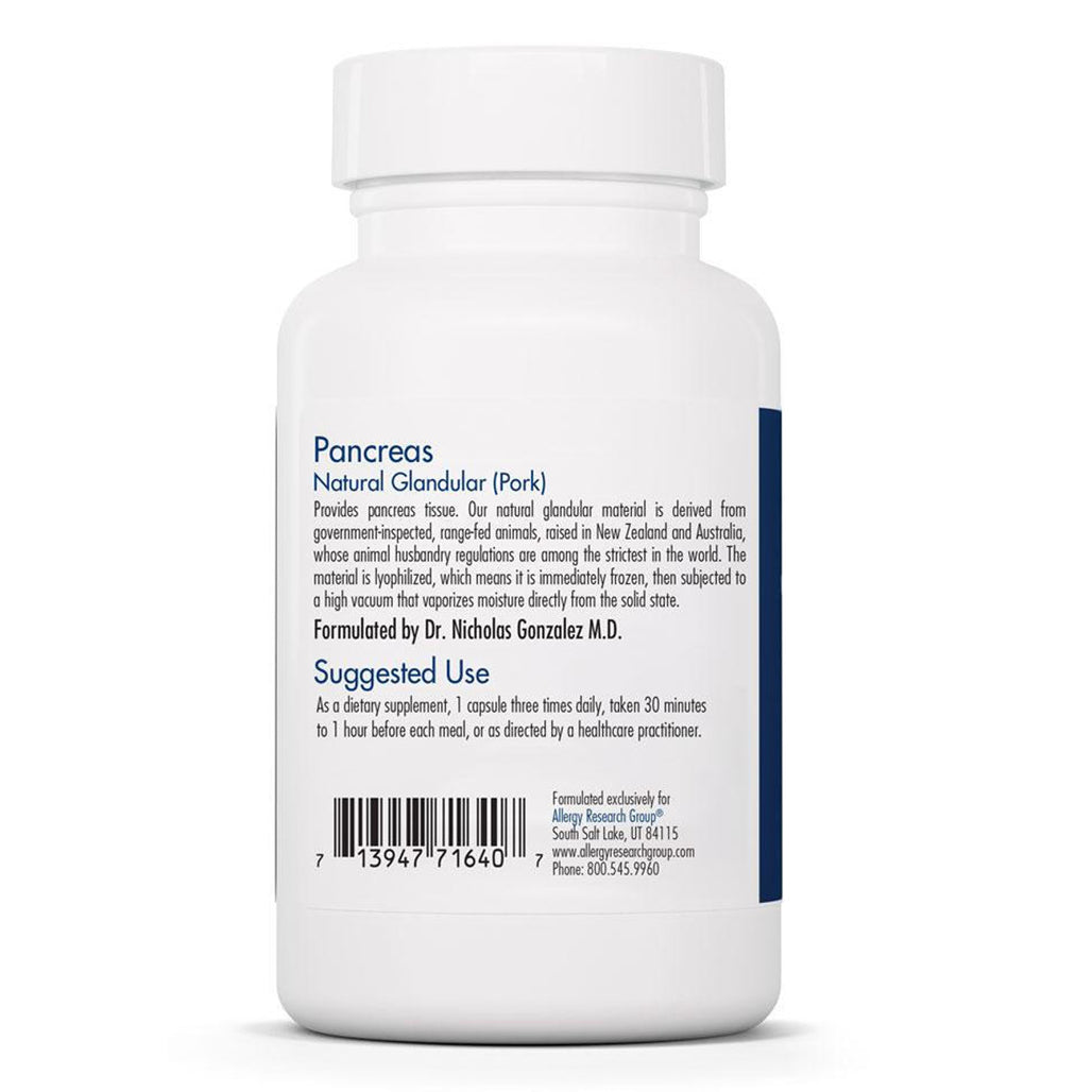 Pancreas Pork 425 mg Allergy Research