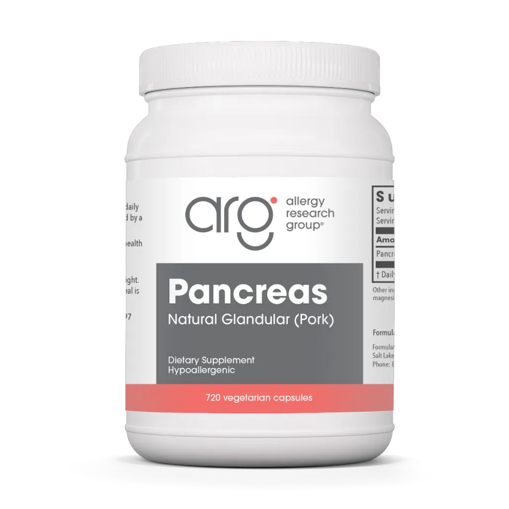 Allergy Research Group Pancreas Pork - 720 Vegcaps