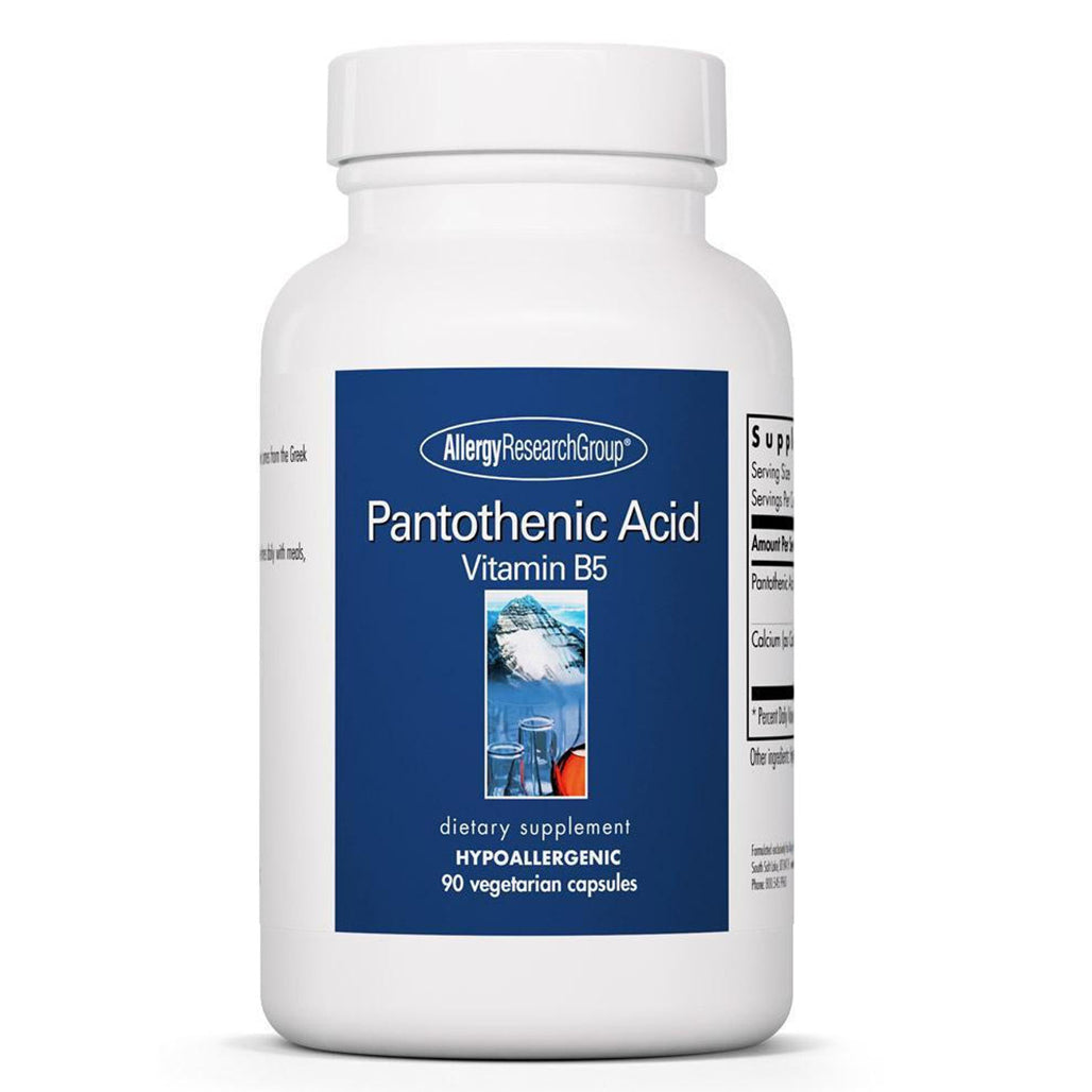 Allergy Research Group Pantothenic Acid 500 mg - 90 Vegcaps