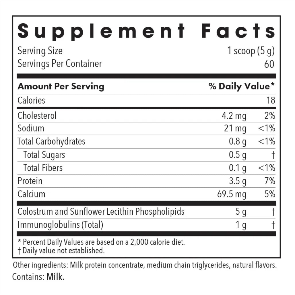 Allergy Research Group Phospholipid Colostrum - 300 grams