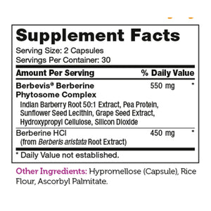 Berberine by Advanced Nutrition by Zahler